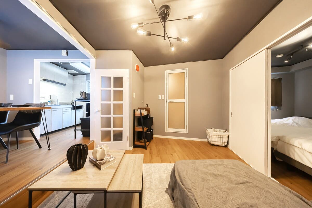 히가시신주쿠역 도보 5분/ 신주쿠구, 도쿄 근처 신주쿠역 도보 거리 내의 편리한 아파트|최대 5명용 컴팩트한 패밀리룸|역 도보 6분 사진 4